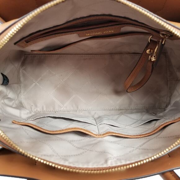 Michael Kors Mercer Small Belted Satchel Handbag - Picture 7 of 9